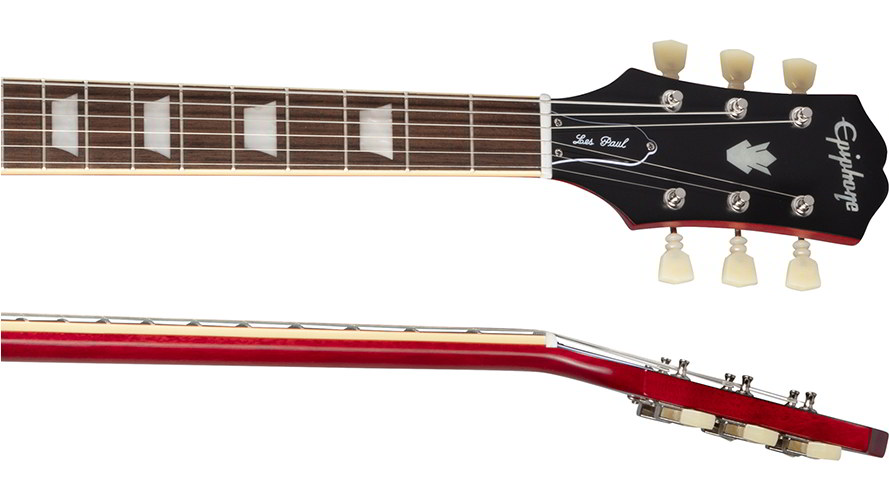 野花 卯月 Epiphone エピフォン SG 黒 セットネック 純正ケース付き