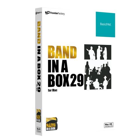 Band-in-a-Box 29 for Mac BasicPAK パッケージ版サムネイル