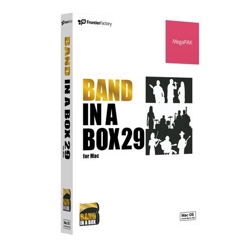 Band-in-a-Box 29 for Mac MegaPAK パッケージ版サムネイル