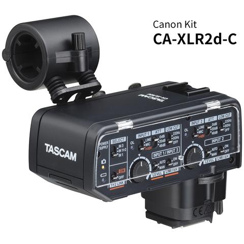 TASCAM-ミラーレスカメラ対応XLRマイクアダプターCA-XLR2d-C Canon Kit