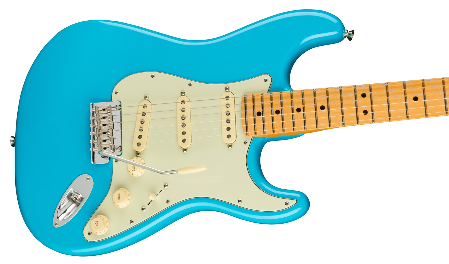 American Professional II Stratocaster Maple Fingerboard, Miami Blue追加画像 American Professional II Stratocaster Maple Fingerboard, Miami Blue追加画像
