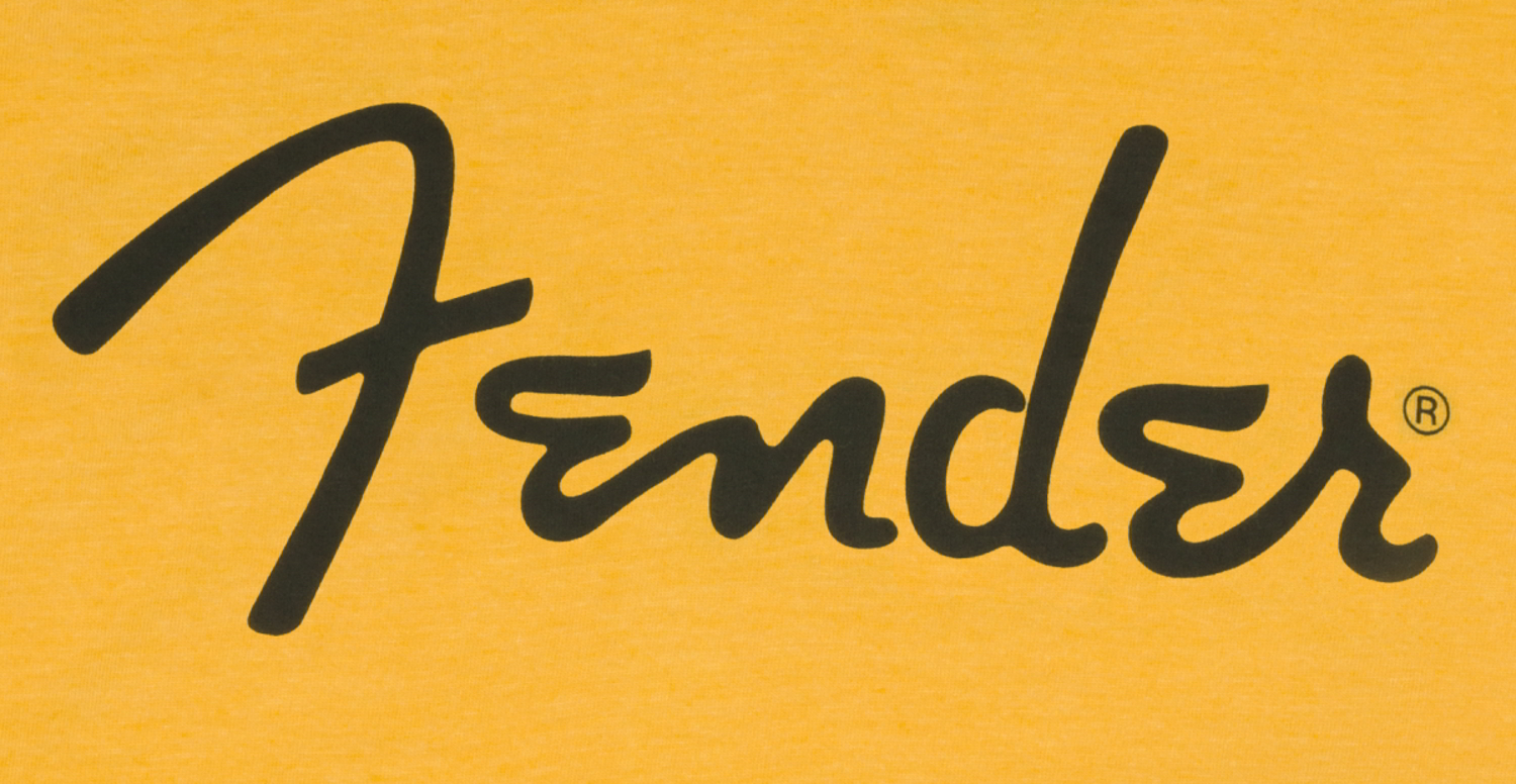 Fender® Spaghetti Logo T-Shirt, Butterscotch, L追加画像