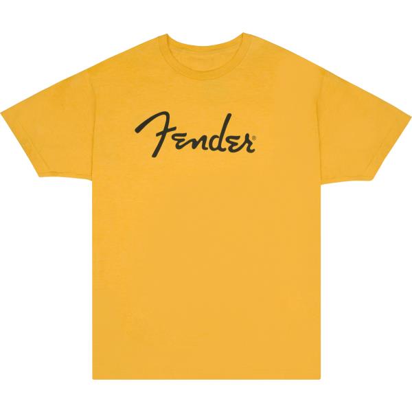 Fender-TシャツFender® Spaghetti Logo T-Shirt, Butterscotch, L