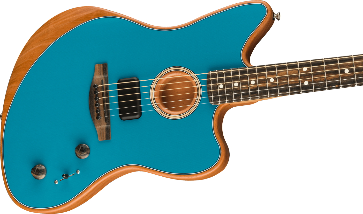 American Acoustasonic® Jazzmaster®, Ocean Turquoise, Ebony Fingerboard追加画像 American Acoustasonic® Jazzmaster®, Ocean Turquoise, Ebony Fingerboard追加画像
