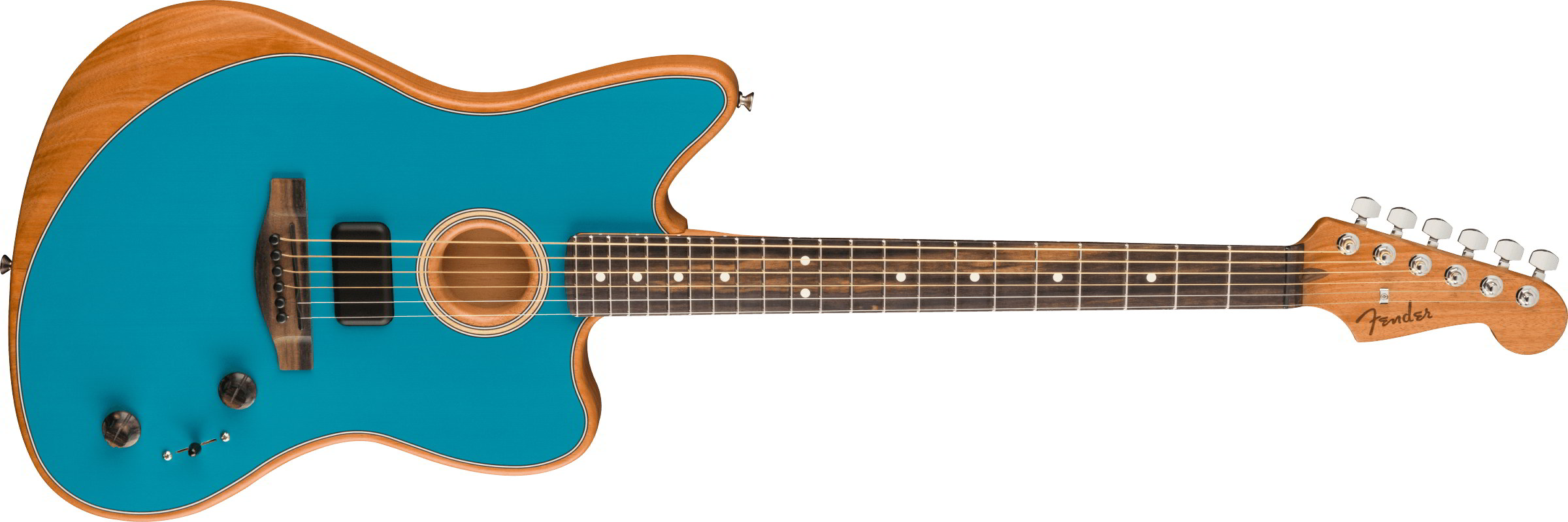 American Acoustasonic® Jazzmaster®, Ocean Turquoise, Ebony Fingerboard追加画像 American Acoustasonic® Jazzmaster®, Ocean Turquoise, Ebony Fingerboard追加画像