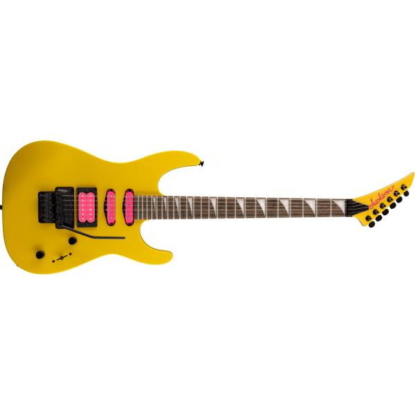 Jackson-エレキギターX Series Dinky™ DK3XR HSS, Laurel Fingerboard, Caution Yellow