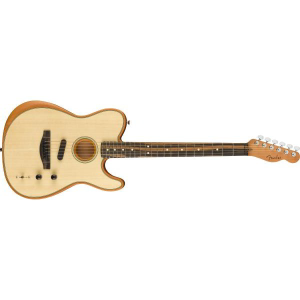 Fender-アコースティックギターAmerican Acoustasonic® Telecaster®, Ebony Fingerboard, Natural