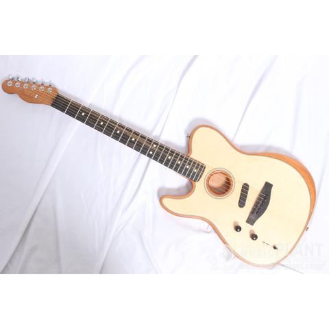 Fender-アコースティックギターAmerican Acoustasonic® Telecaster®, Left-Handed Ebony Fingerboard, Natural