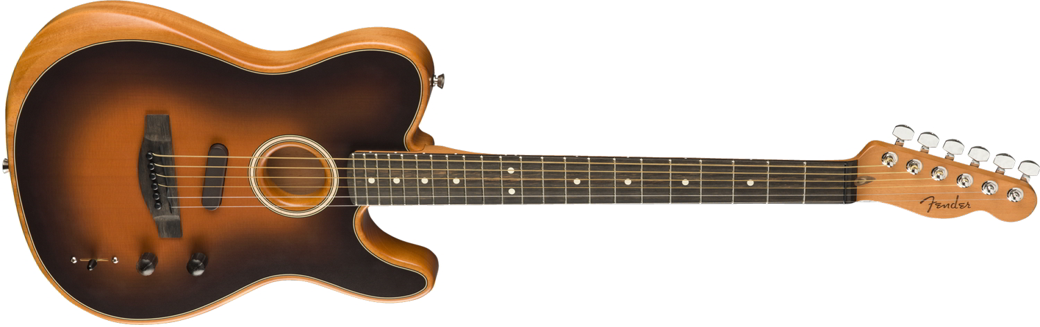 American Acoustasonic® Telecaster®, Ebony Fingerboard, Sunburst追加画像 American Acoustasonic® Telecaster®, Ebony Fingerboard, Sunburst追加画像