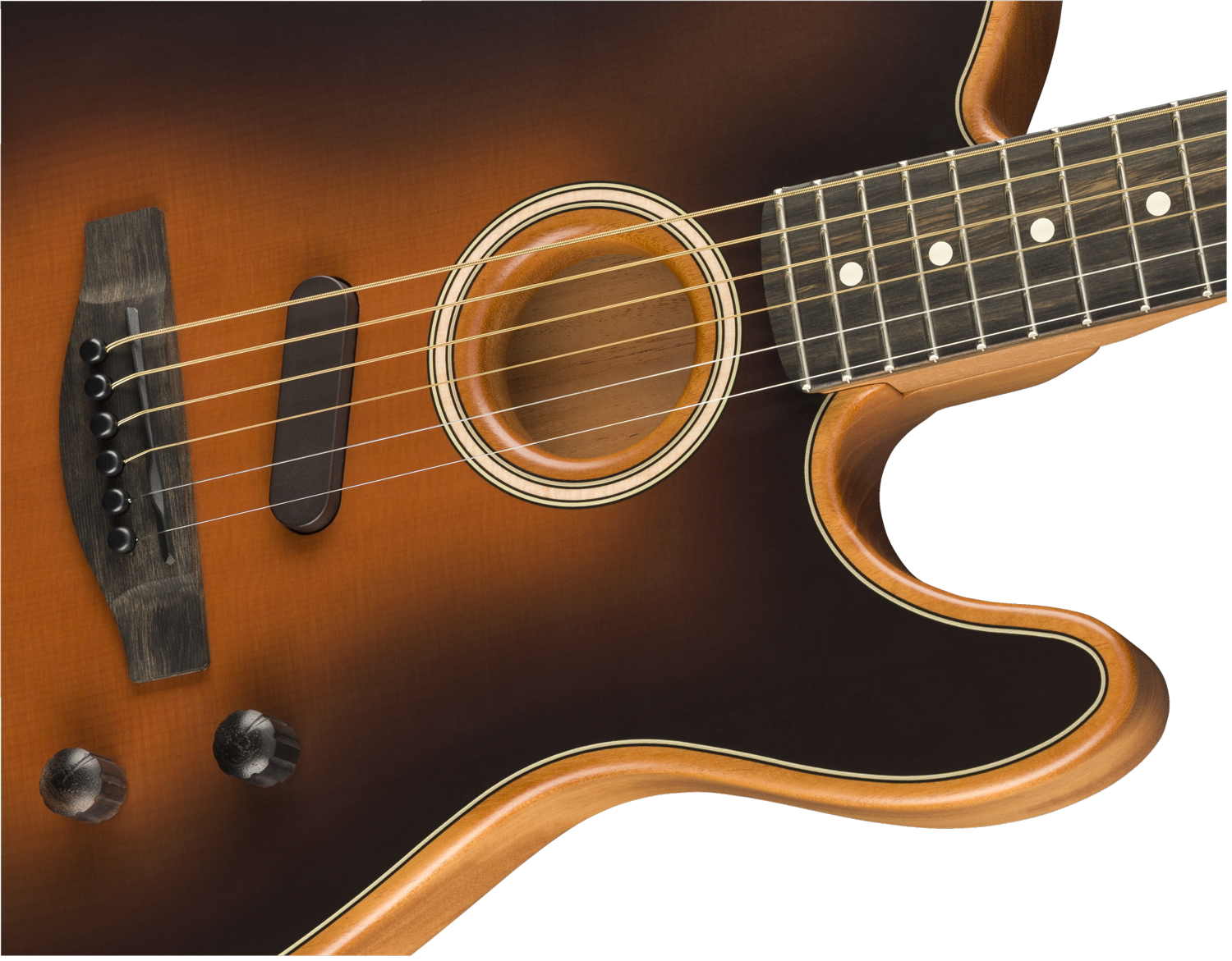 American Acoustasonic® Telecaster®, Ebony Fingerboard, Sunburst追加画像 American Acoustasonic® Telecaster®, Ebony Fingerboard, Sunburst追加画像