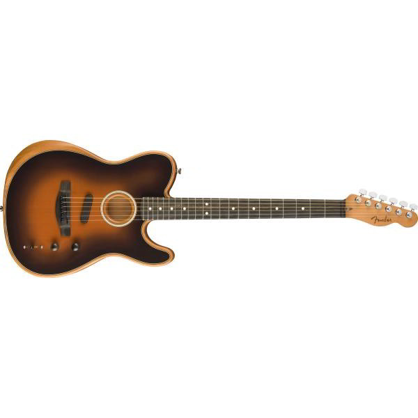 Fender-アコースティックギターAmerican Acoustasonic® Telecaster®, Ebony Fingerboard, Sunburst