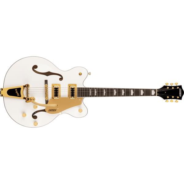 GRETSCH-G5422TG Electromatic® Classic Hollow Body Double-Cut with Bigsby® and Gold Hardware, Laurel Fingerboard, Snowcrest White