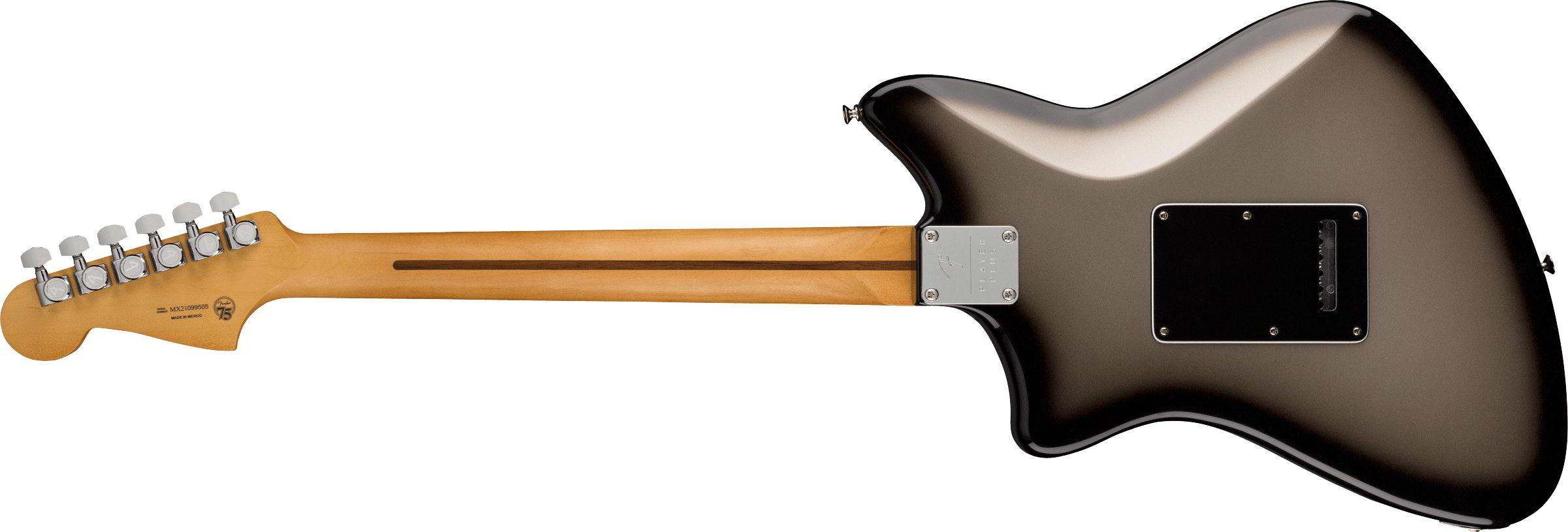 Player Plus Meteora® HH, Maple Fingerboard, Silverburst背面画像 Player Plus Meteora® HH, Maple Fingerboard, Silverburst背面画像