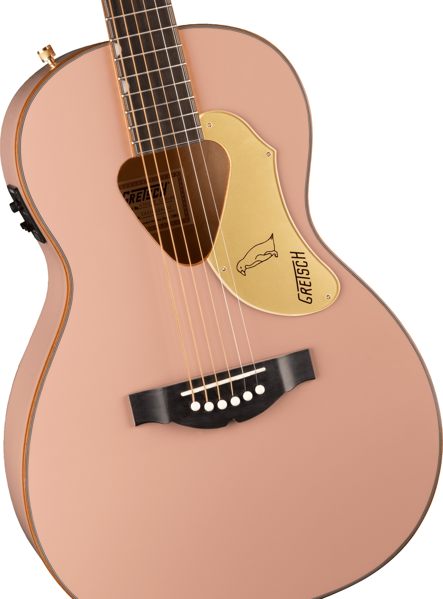 G5021E Rancher™ Penguin™ Parlor Acoustic/Electric, Shell Pink追加画像 G5021E Rancher™ Penguin™ Parlor Acoustic/Electric, Shell Pink追加画像