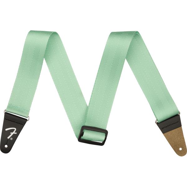 Fender-ストラップ2" Am Pro Seat Belt Strap, Mystic Surf Green