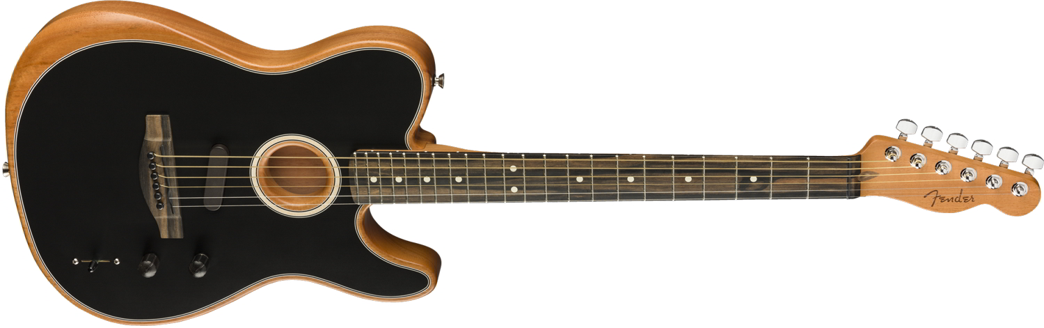 American Acoustasonic® Telecaster®, Ebony Fingerboard, Black追加画像 American Acoustasonic® Telecaster®, Ebony Fingerboard, Black追加画像