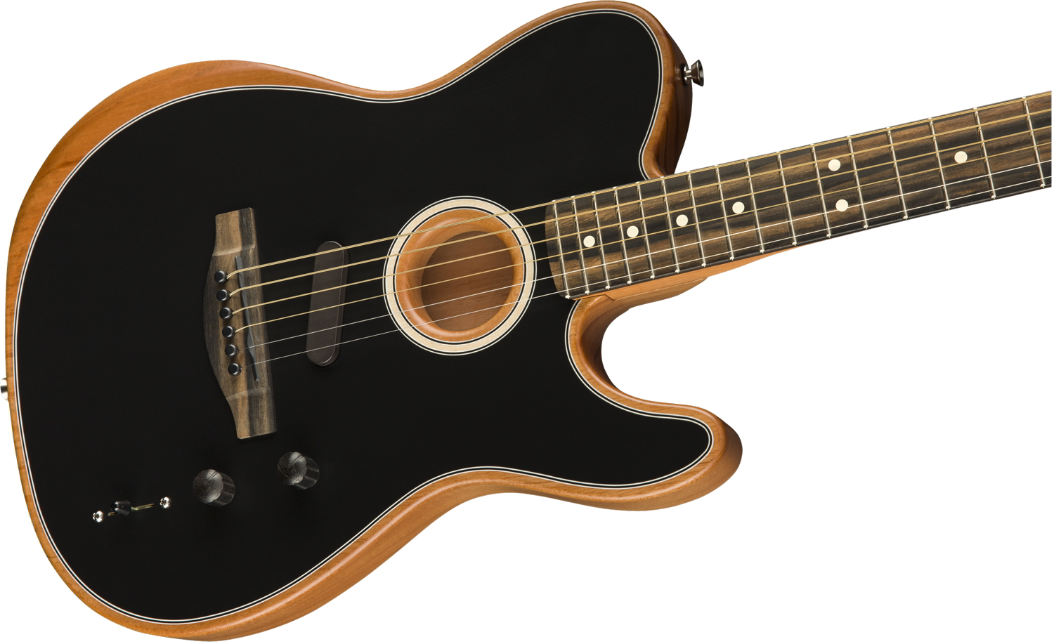 American Acoustasonic® Telecaster®, Ebony Fingerboard, Black追加画像 American Acoustasonic® Telecaster®, Ebony Fingerboard, Black追加画像