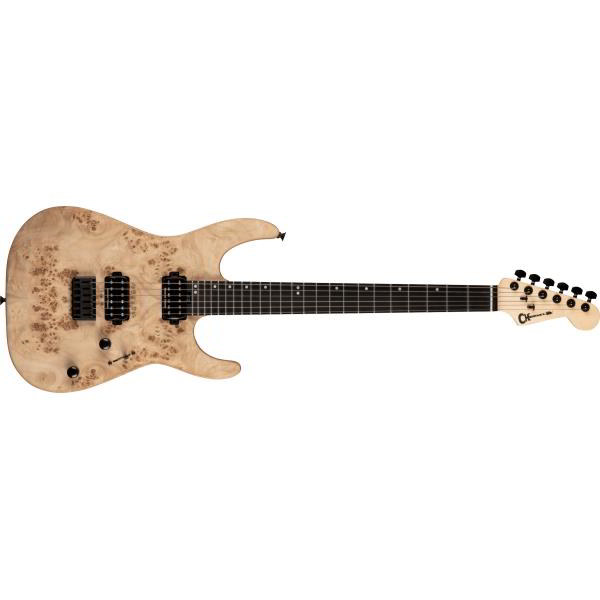 Charvel-エレキギターPro-Mod DK24 HH HT E Mahogany with Poplar Burl, Ebony Fingerboard, Desert Sand