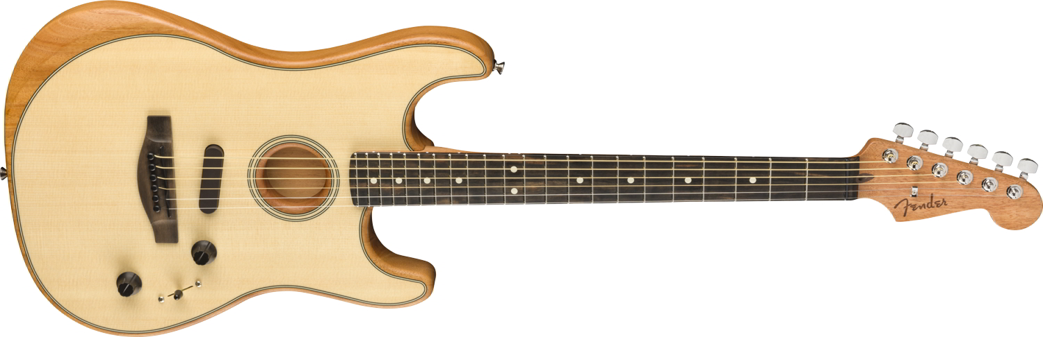 American Acoustasonic® Strat®, Ebony Fingerboard, Natural追加画像 American Acoustasonic® Strat®, Ebony Fingerboard, Natural追加画像