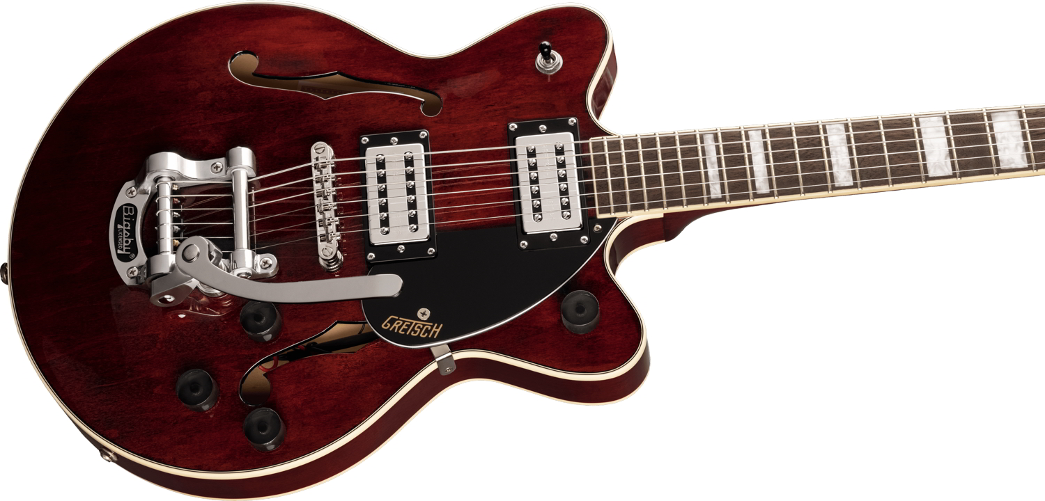 G2655T Streamliner™ Center Block Jr. Double-Cut with Bigsby®, Laurel Fingerboard, Walnut Stain追加画像 G2655T Streamliner™ Center Block Jr. Double-Cut with Bigsby®, Laurel Fingerboard, Walnut Stain追加画像