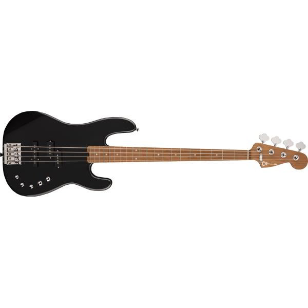 Charvel-エレキベースPro-Mod San Dimas® Bass PJ IV, Caramelized Maple Fingerboard, Metallic Black