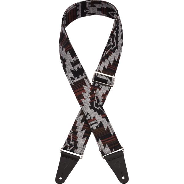 Fender-ストラップ2" Zion Strap, Black Aztec