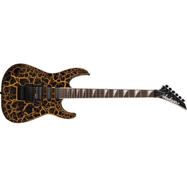 Jackson-エレキギターX Series Soloist™ SL3X DX, Laurel Fingerboard, Yellow Crackle
