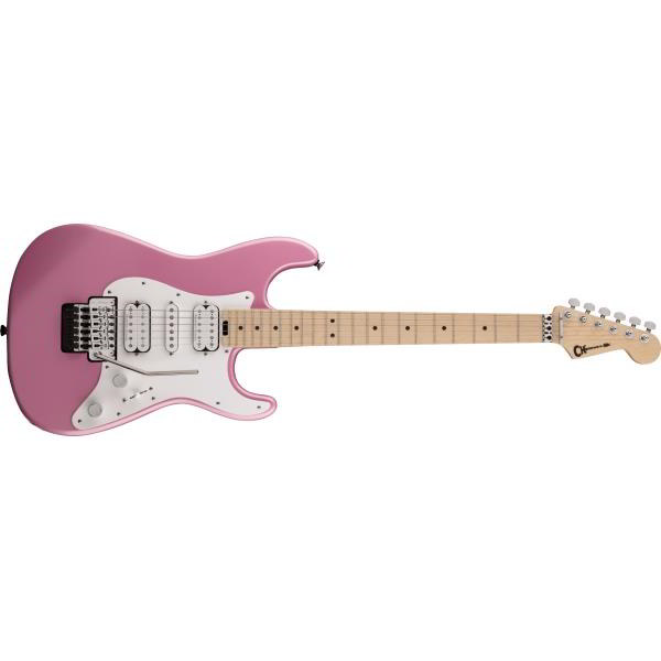 Charvel-エレキギターPro-Mod So-Cal Style 1 HSH FR M, Maple Fingerboard, Platinum Pink