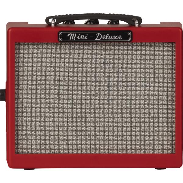 Fender-ギターアンプコンボMini Deluxe Amp, Red