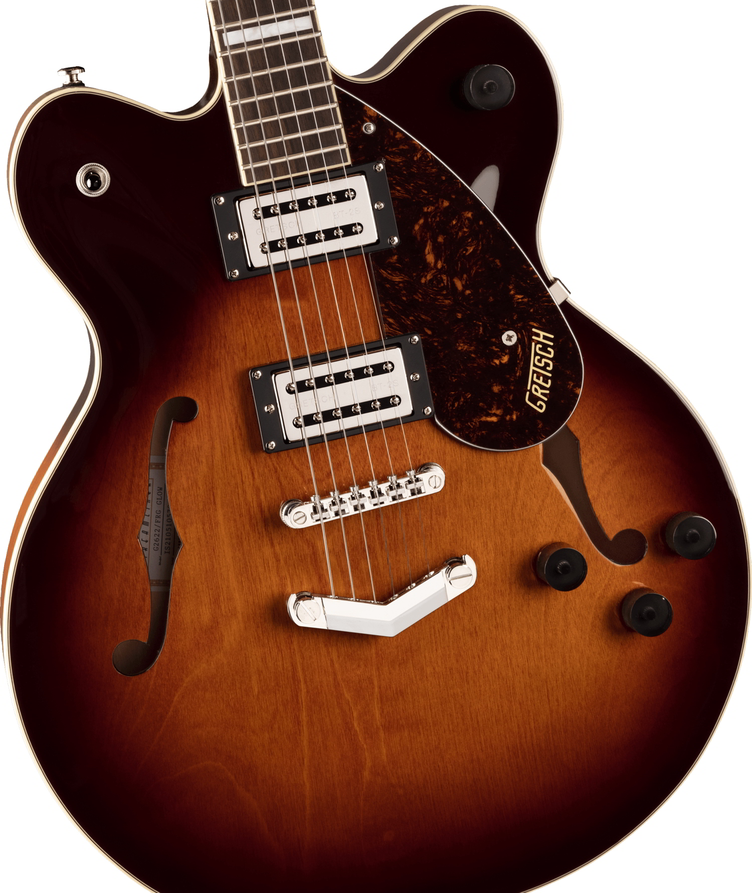 G2622 Streamliner™ Center Block Double-Cut with V-Stoptail, Laurel Fingerboard, Forge Glow Maple追加画像 G2622 Streamliner™ Center Block Double-Cut with V-Stoptail, Laurel Fingerboard, Forge Glow Maple追加画像
