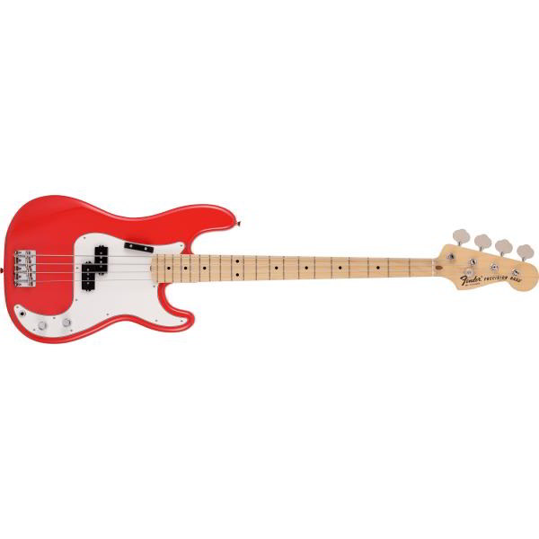 Fender-Made in Japan Limited International Color P Bass®, Maple Fingerboard, Morocco Red