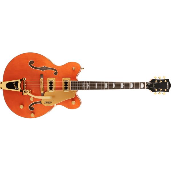 GRETSCH-G5422TG Electromatic® Classic Hollow Body Double-Cut with Bigsby® and Gold Hardware, Laurel Fingerboard, Orange Stain