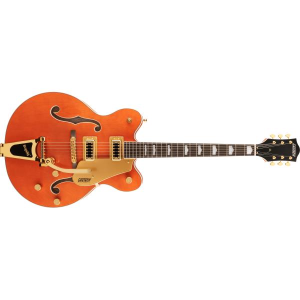 G5422TG Electromatic® Classic Hollow Body Double-Cut with Bigsby® and Gold Hardware, Laurel Fingerboard, Orange Stainサムネイル