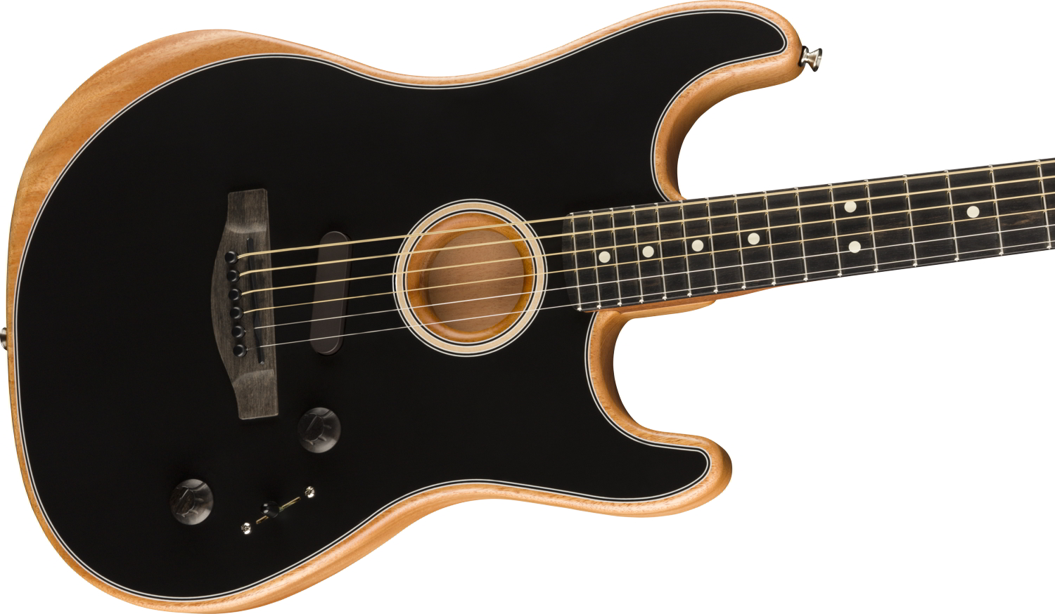 American Acoustasonic® Strat®, Ebony Fingerboard, Black追加画像 American Acoustasonic® Strat®, Ebony Fingerboard, Black追加画像