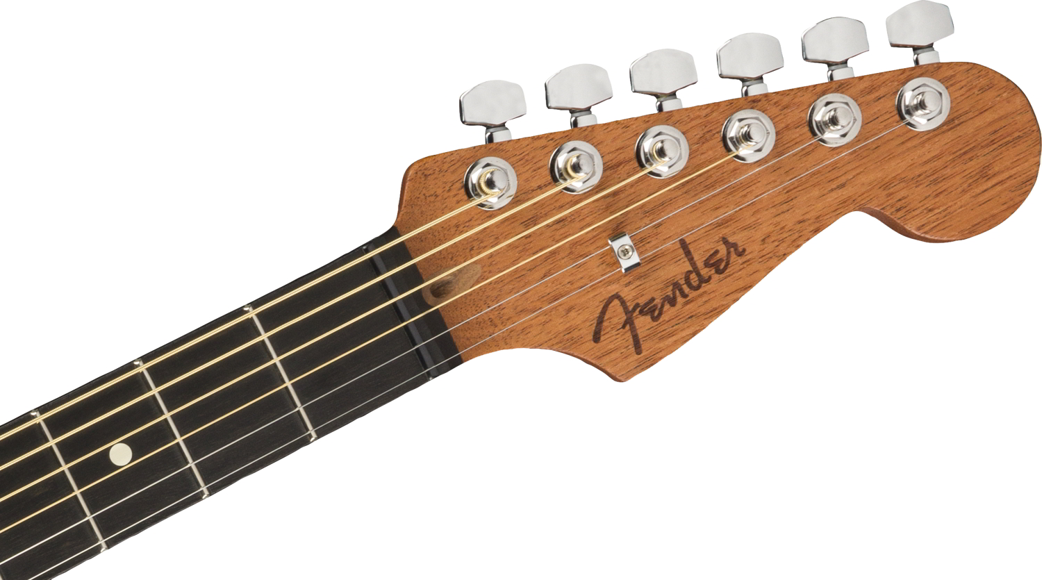 American Acoustasonic® Strat®, Ebony Fingerboard, Blackヘッド画像 American Acoustasonic® Strat®, Ebony Fingerboard, Blackヘッド画像