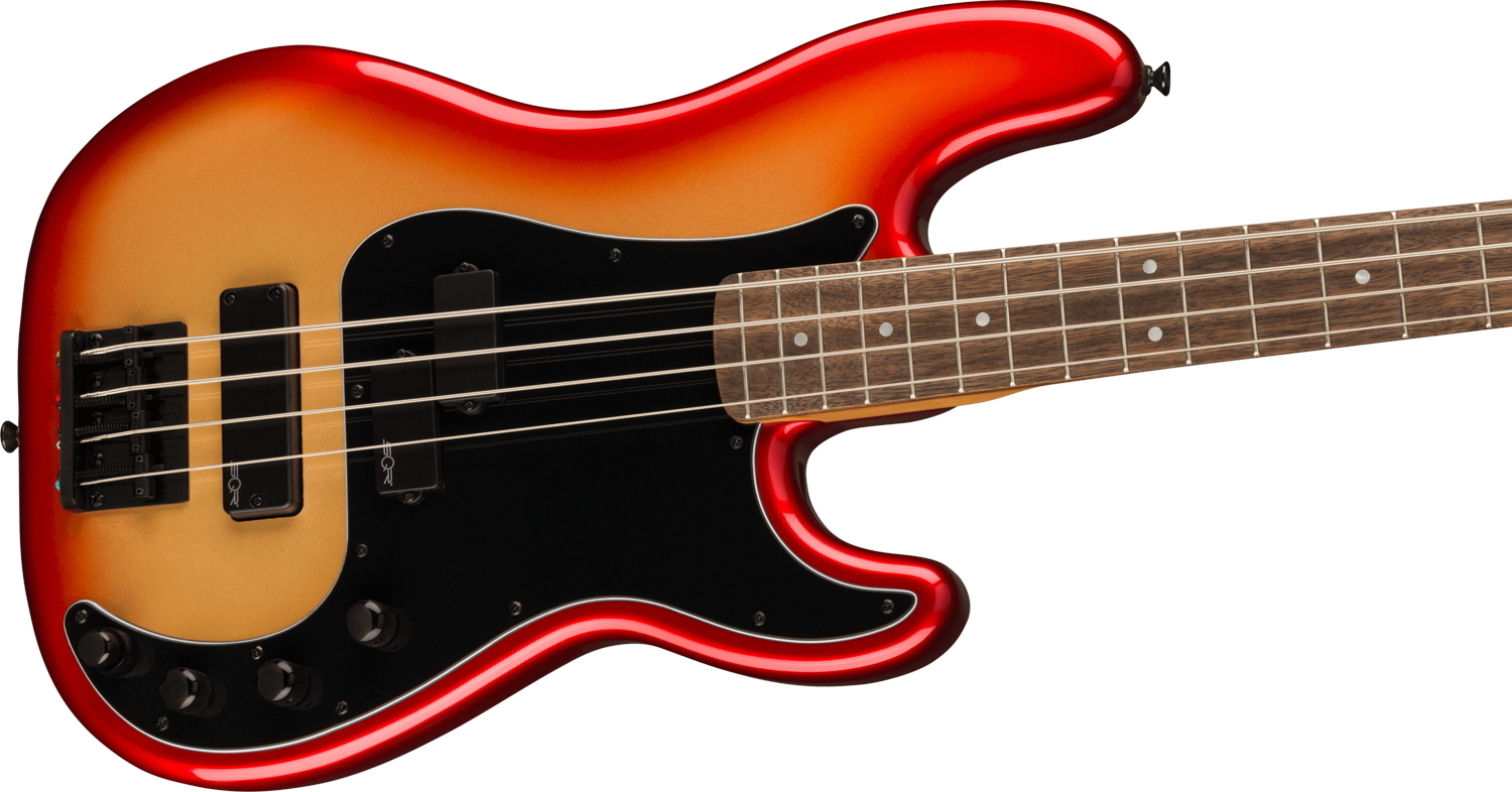 Contemporary Active Precision Bass® PH, Laurel Fingerboard, Black Pickguard, Sunset Metallic追加画像