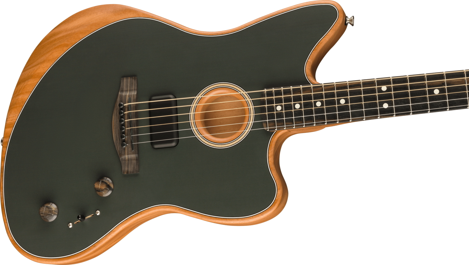 American Acoustasonic® Jazzmaster®, Tungsten, Ebony Fingerboard追加画像 American Acoustasonic® Jazzmaster®, Tungsten, Ebony Fingerboard追加画像