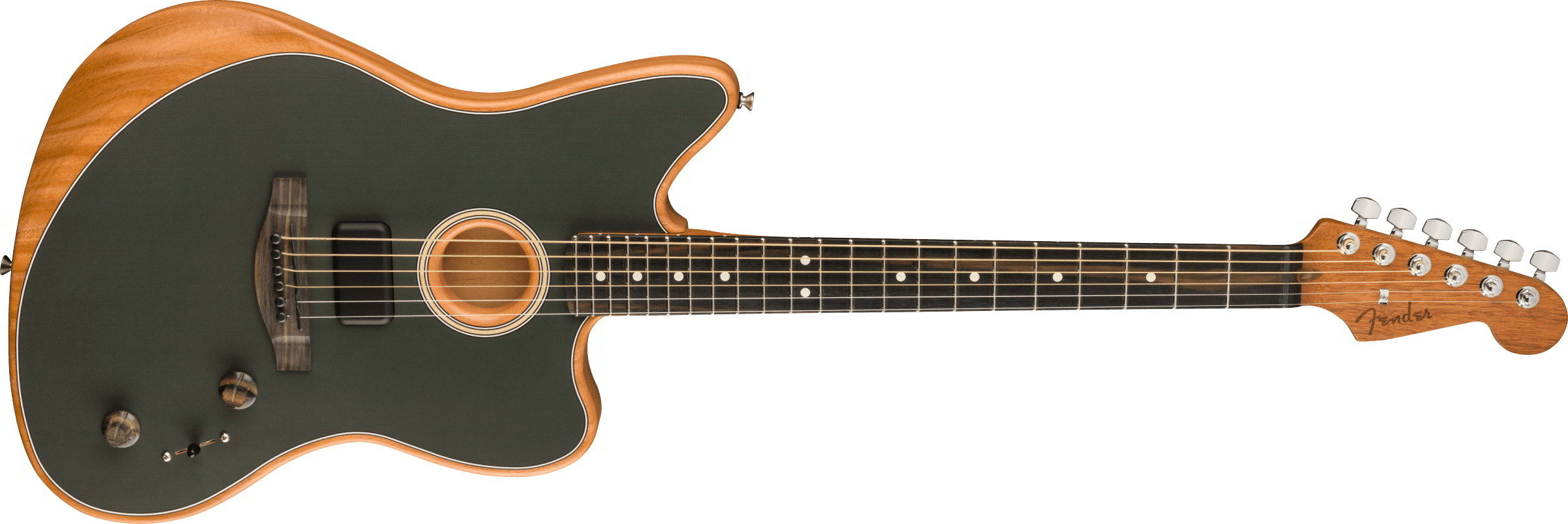 American Acoustasonic® Jazzmaster®, Tungsten, Ebony Fingerboard追加画像 American Acoustasonic® Jazzmaster®, Tungsten, Ebony Fingerboard追加画像