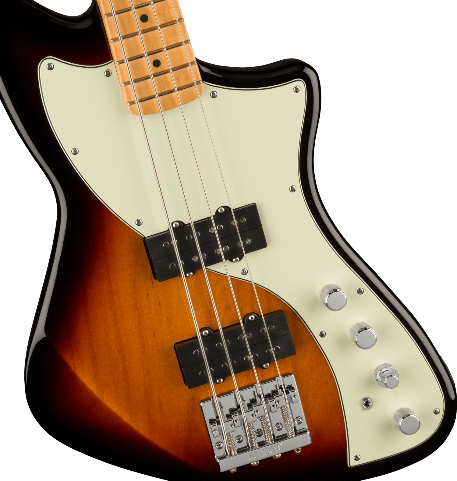 Player Plus Active Meteora Bass®, Maple Fingerboard, 3-Color Sunburst追加画像 Player Plus Active Meteora Bass®, Maple Fingerboard, 3-Color Sunburst追加画像