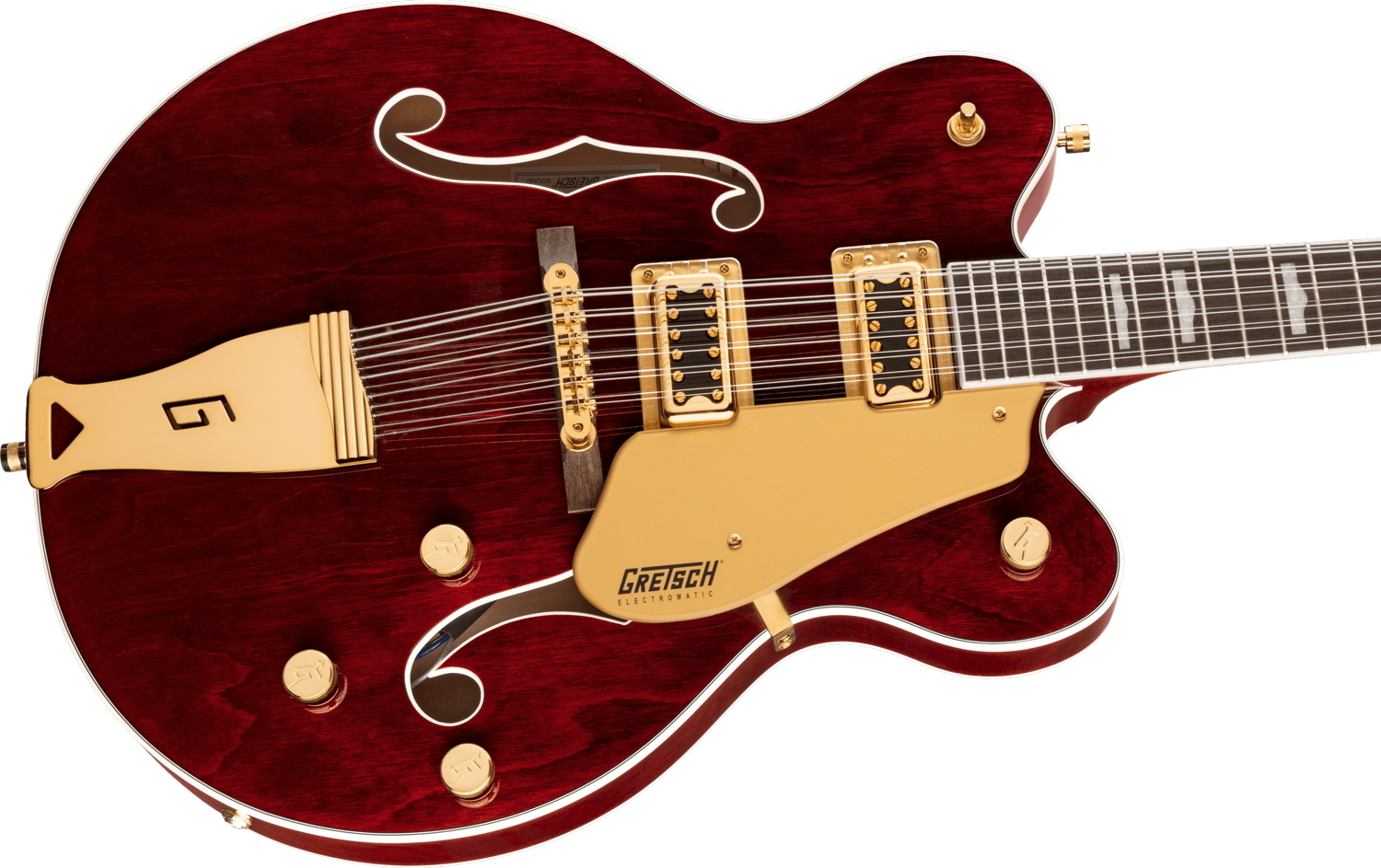 G5422G-12 Electromatic® Classic Hollow Body Double-Cut 12-String with Gold Hardware, Laurel Fingerboard, Walnut Stain追加画像 G5422G-12 Electromatic® Classic Hollow Body Double-Cut 12-String with Gold Hardware, Laurel Fingerboard, Walnut Stain追加画像