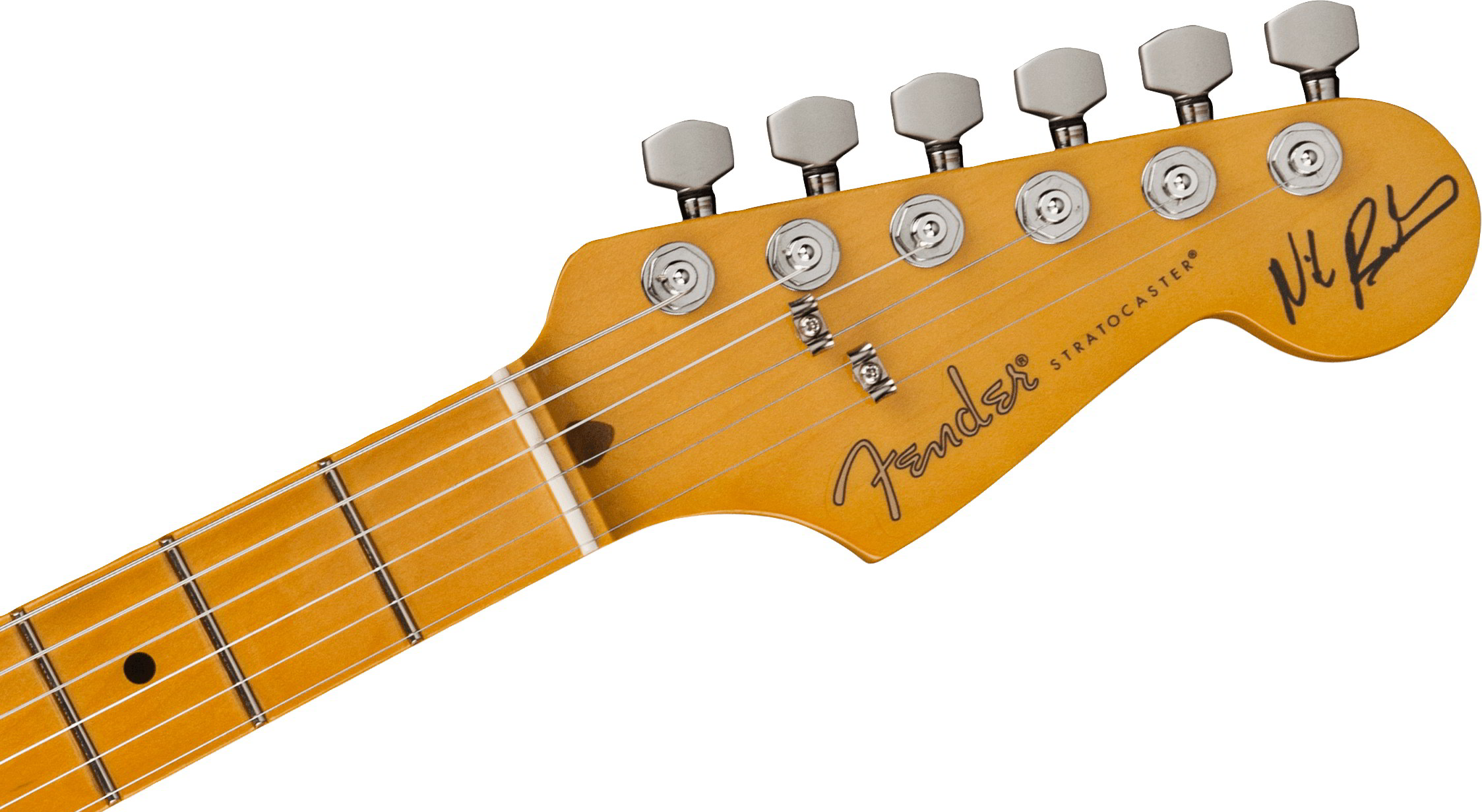 Nile Rodgers Hitmaker Stratocaster®, Maple Fingerboard, Olympic Whiteヘッド画像 Nile Rodgers Hitmaker Stratocaster®, Maple Fingerboard, Olympic Whiteヘッド画像