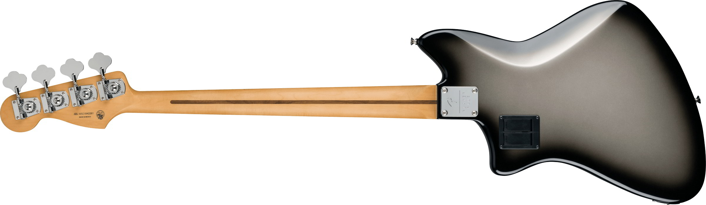 Player Plus Active Meteora Bass®, Maple Fingerboard, Silverburst背面画像 Player Plus Active Meteora Bass®, Maple Fingerboard, Silverburst背面画像