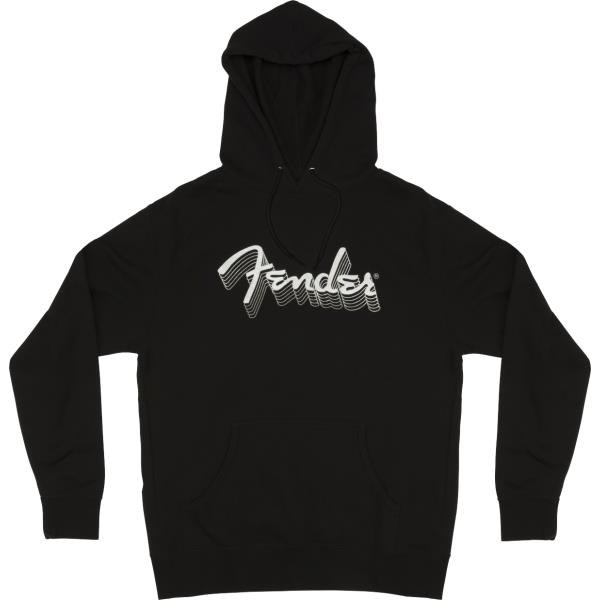 Fender® Reflective Hoodie, Black, Lサムネイル