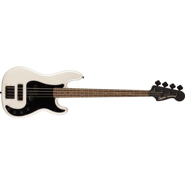 Squier-プレシジョンベースContemporary Active Precision Bass® PH, Laurel Fingerboard, Black Pickguard, Pearl White