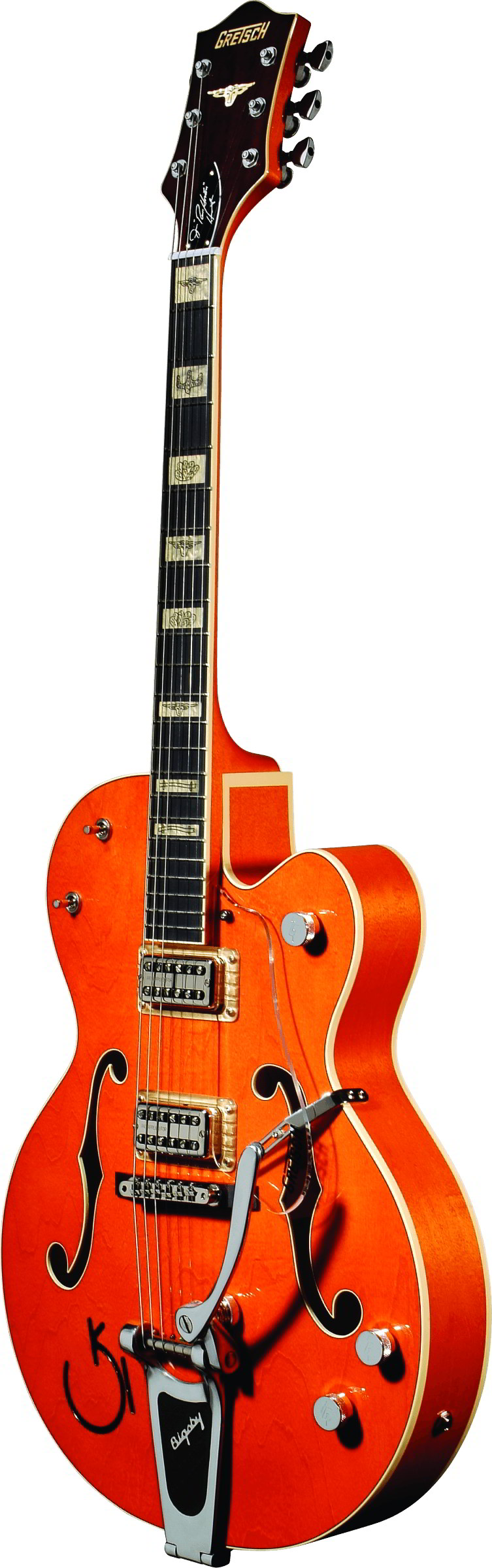 G6120RHH Reverend Horton Heat Signature Hollow Body with Bigsby®, Ebony Fingerboard, Orange Stain, Lacquer追加画像 G6120RHH Reverend Horton Heat Signature Hollow Body with Bigsby®, Ebony Fingerboard, Orange Stain, Lacquer追加画像