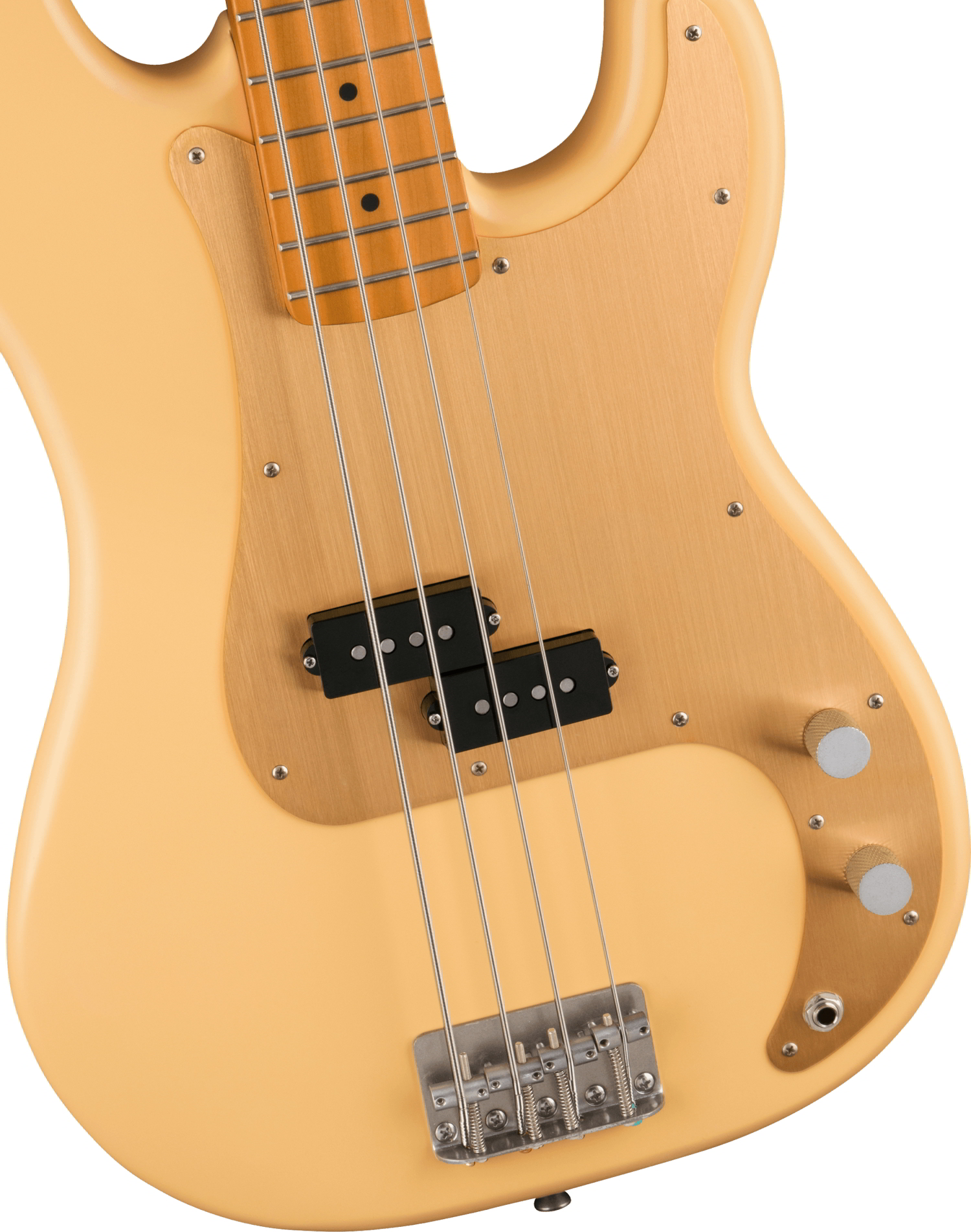 40th Anniversary Precision Bass®, Vintage Edition, Maple Fingerboard, Gold Anodized Pickguard, Satin Vintage Blonde追加画像