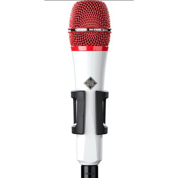 ダイナミックマイクTELEFUNKEN ElektroakustikM80 Body=White / Grill=Red