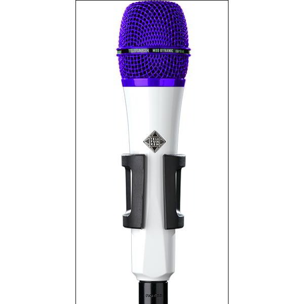 ダイナミックマイクTELEFUNKEN ElektroakustikM80 Body=White / Grill=Purple