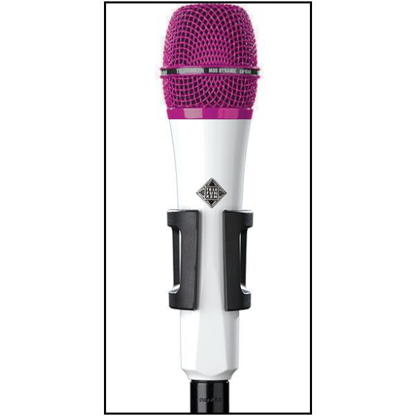 ダイナミックマイクTELEFUNKEN ElektroakustikM80 Body=White / Grill=Pink