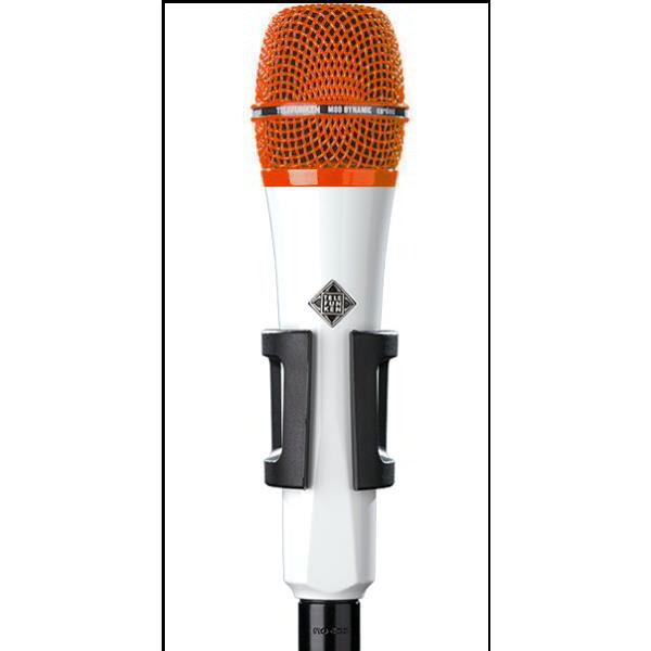 ダイナミックマイクTELEFUNKEN ElektroakustikM80 Body=White / Grill=Orange